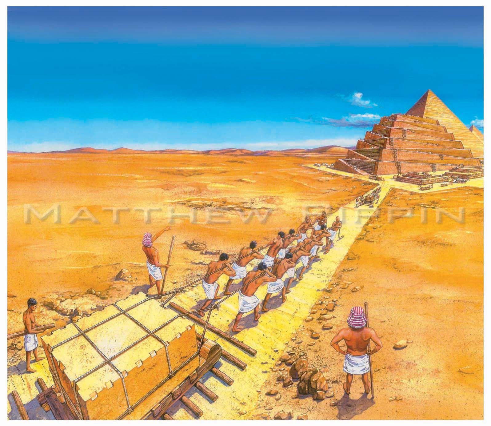 The Construction Of Pyramids By Ancient Egyptians