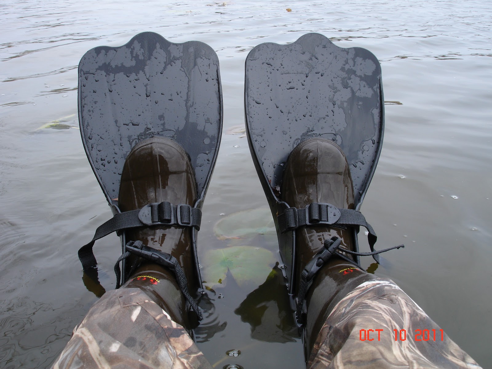 Reverend Fowl Hunting with Float Tubes Outcast Fins