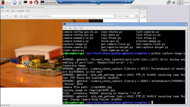 Hello Raspberry Pi: Install python-gphoto2 on Raspberry Pi 