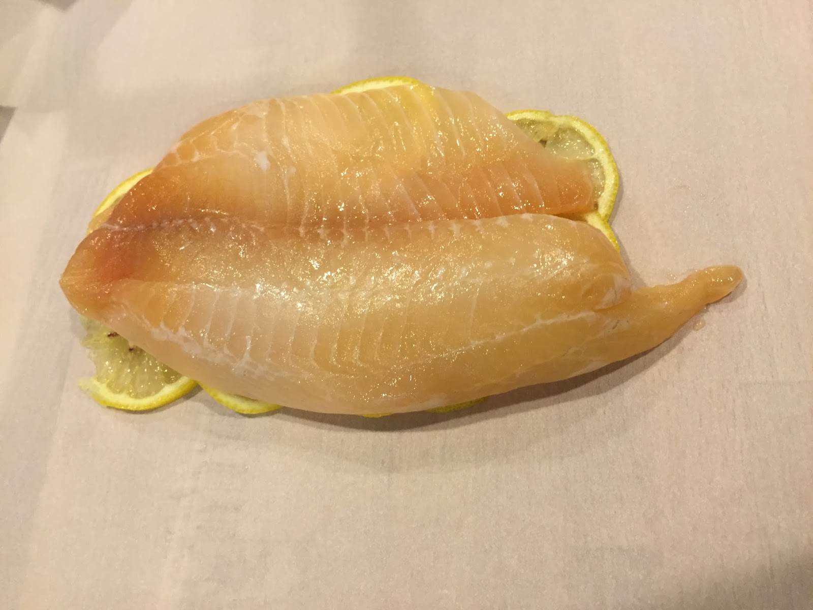 Hold the onion Tilapia in Parchment Paper