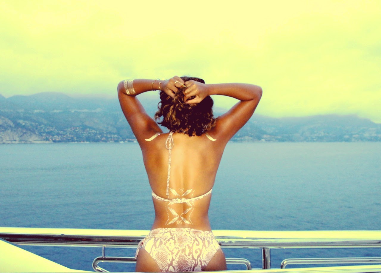 Beyonce Shares New Bikini Pics From Luxury Vacation.