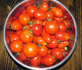 Bowl full of Amish Paste, Roma, and hybrid table tomatoes
