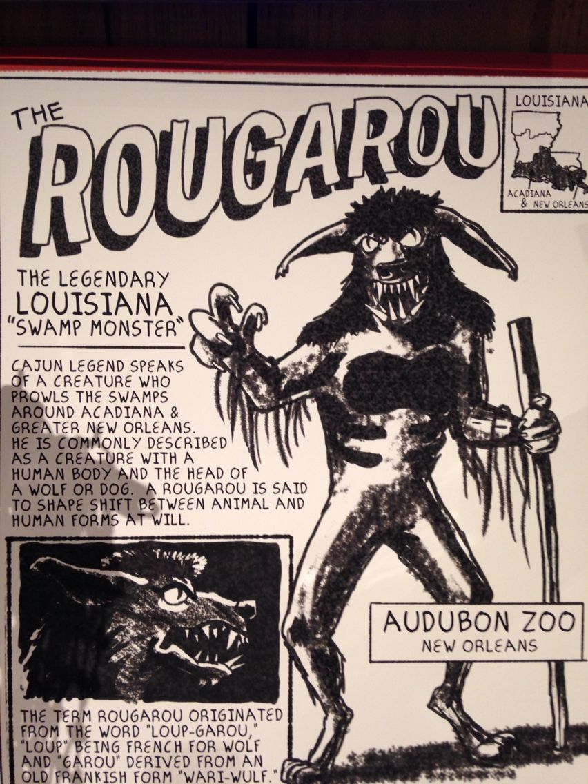 Hollier on da Bayou Swamp Legends The Rougarou
