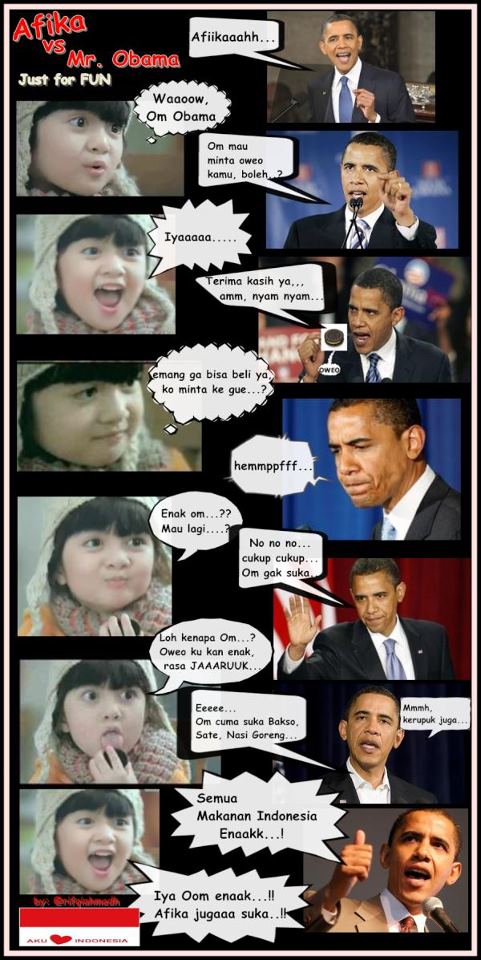 Komik Afika VS OBAMA Komik Afika VS OBAMA
