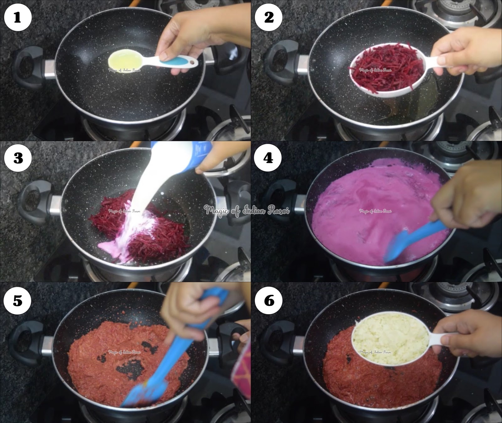 Gulab Bahar (Beetroot) Mithai Rolls Recipe - गुलाब बहार मिठाई  रेसिपी - Priya R - Magic of Indian Rasoi