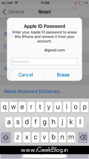 How to reset an iPhone