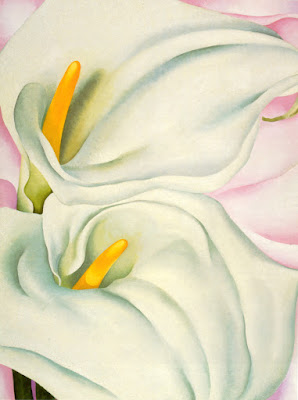 Georgia O' Keeffe Two Calla Lilies on Pink Georgia O' Keeffe : Two Calla Lilies on Pink Tate Moerd, exposition Londres 1017