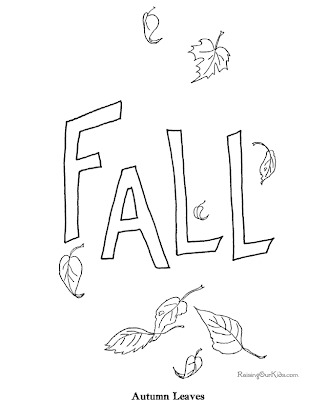 Free Fall Coloring Pages for Kids