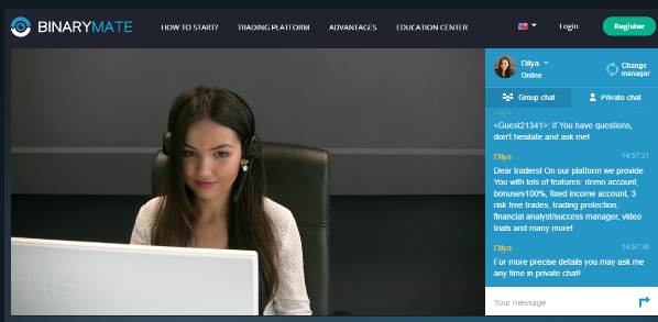 Binary options trading chat room