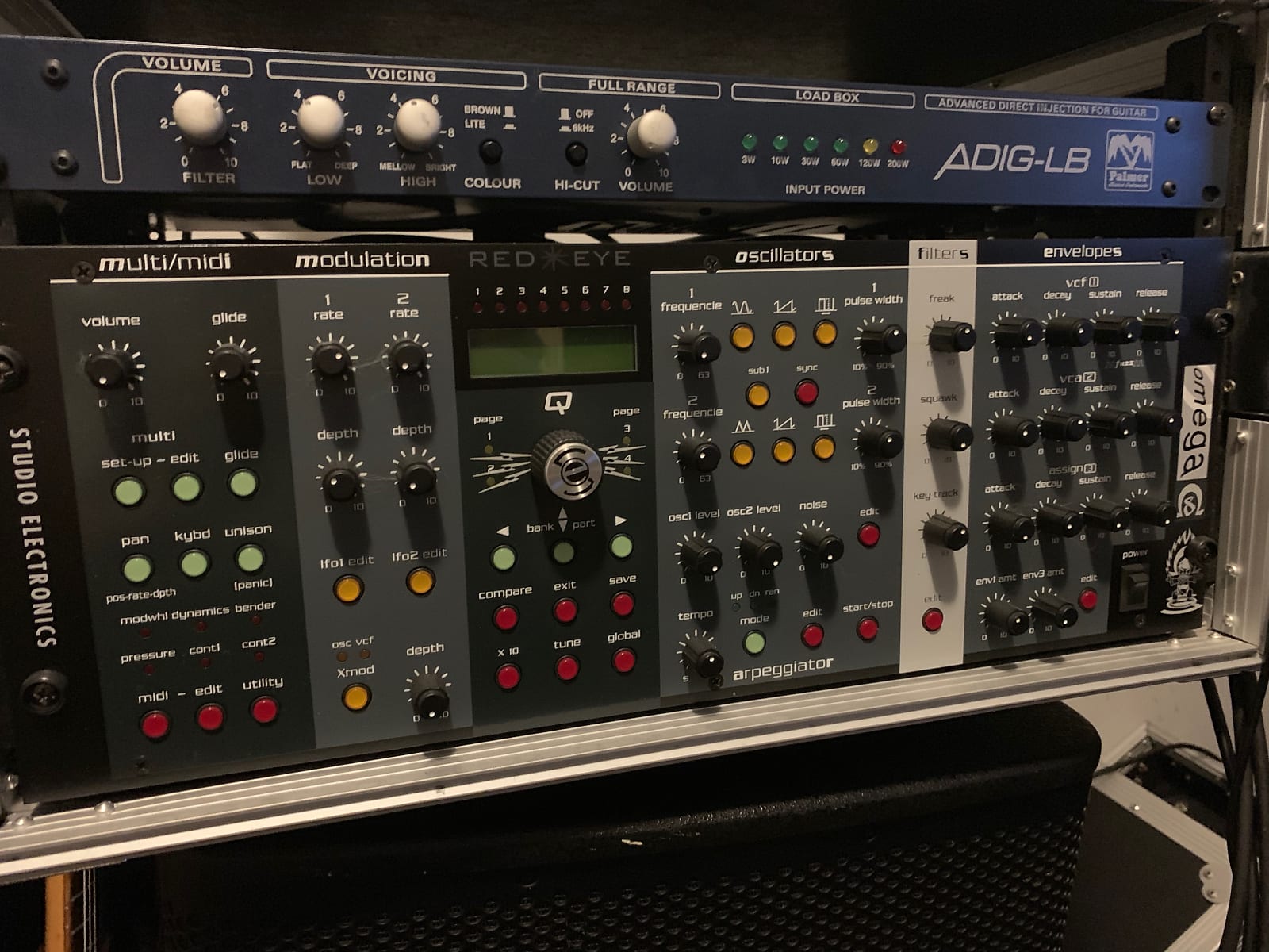 MATRIXSYNTH Studio Electronics Omega 8 RED EYE Edition