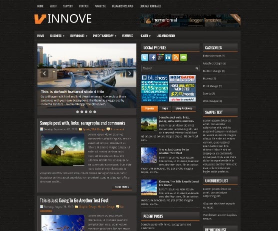 Innove Blogger Template