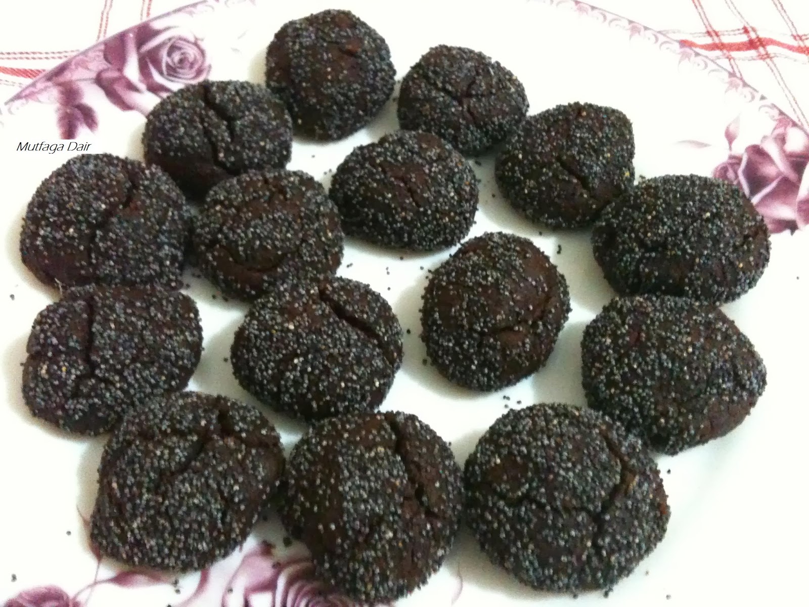 Haşhaşlı Islak KurabiyeBrowni Kurabiye