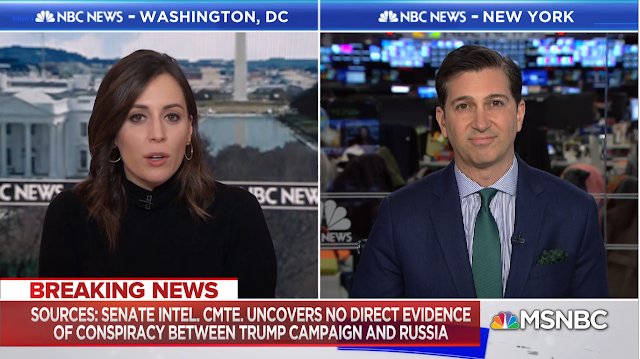 MSNBC: Senate Democrats agree there’s NO evidence of collusion