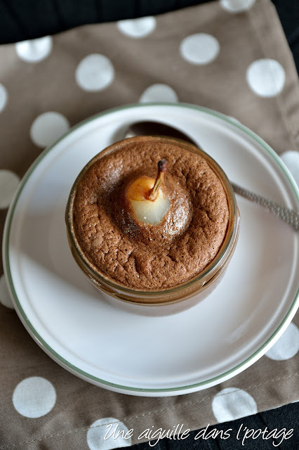 Mi-cuits chocolat-poire (sans farine)