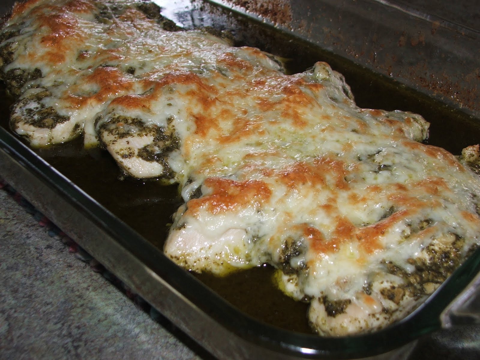 Double the Deliciousness Baked Chicken Pesto
