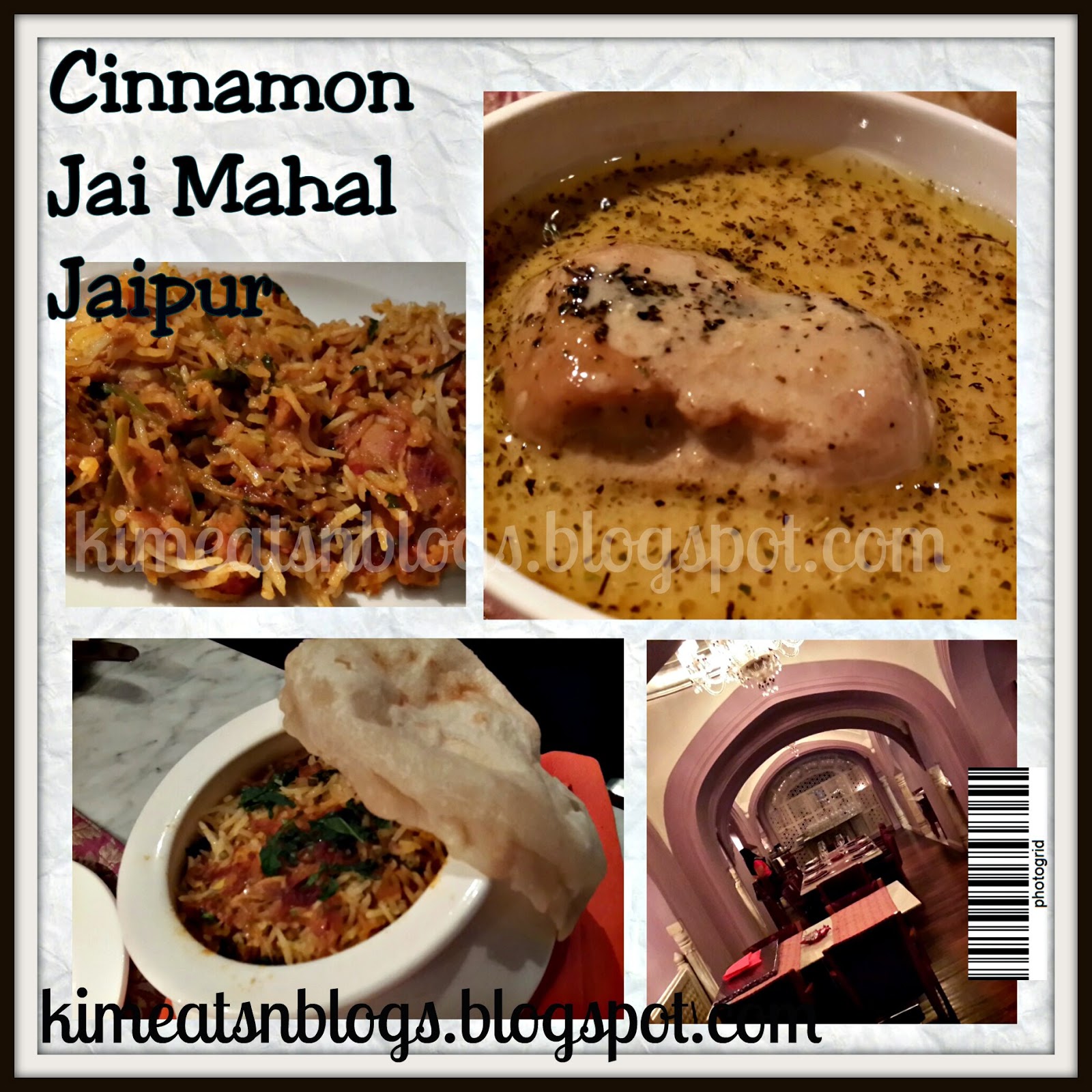 Kim's Reviews for Eating Out Across the Globe Cinnamon, Jai Mahal