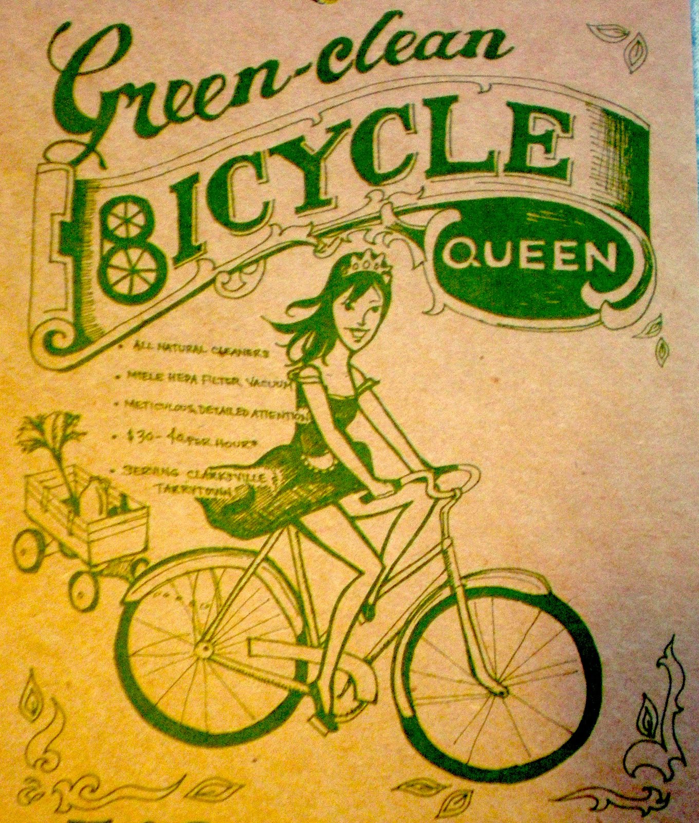 Mama Storms GreenClean Bicycle Queen
