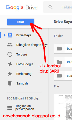 Cara buat soal di google drive