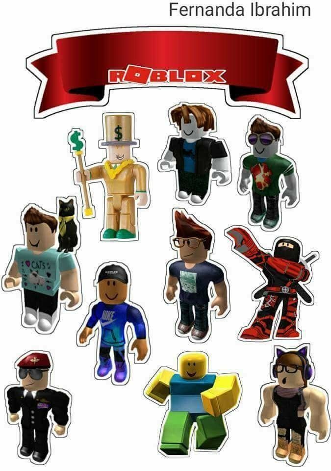 Roblox Free Printable Cake Toppers Oh My Fiesta For Geeks - printable roblox poster