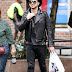 2014-10-13 PAPS: Adam Lambert Strolling in Tribeca-New York