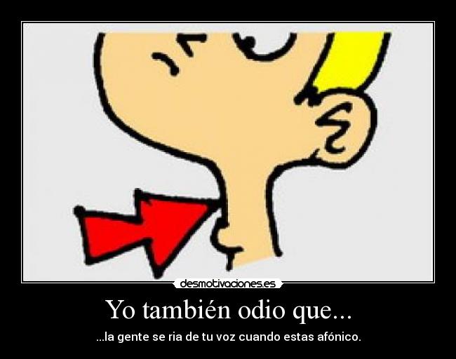 ¿Digo afónico o disfónico?