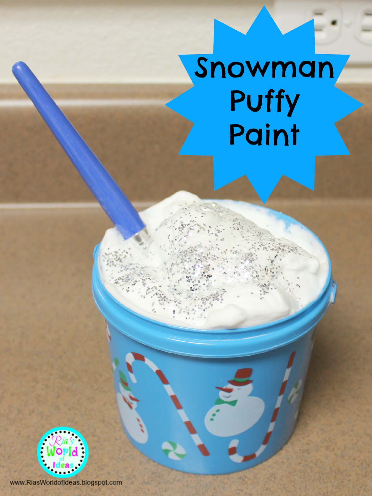 Ria's World of Ideas Snowman Puffy Paint