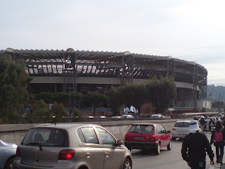The Stadio San Paolo in Naples, where Ancelotti takes up his next management position in July