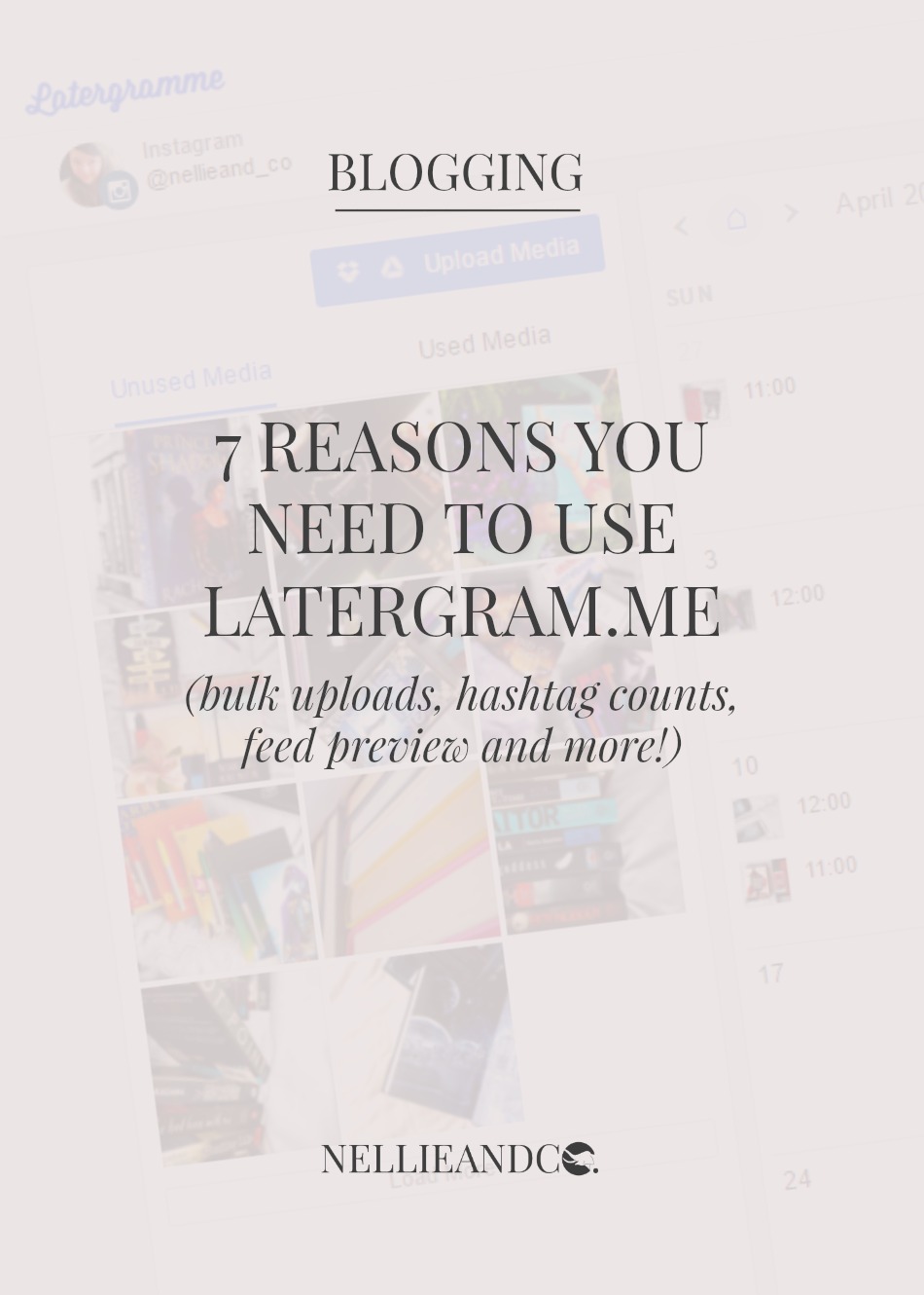 7 Reasons You Need To Use Latergram.me - The secret to my Instagram success is definitely Latergram.me. Scheduling posts, bulk uploading, organising media libraries, it's a tool you NEED to be using!