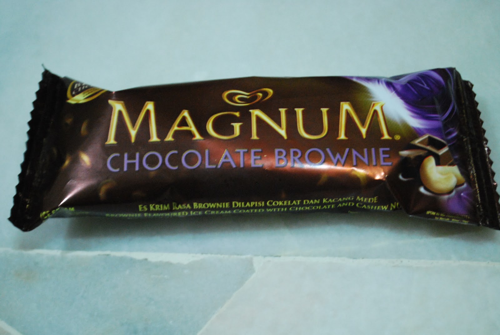 BookWorm Travel Magnum Ice Cream Chocolate Brownie