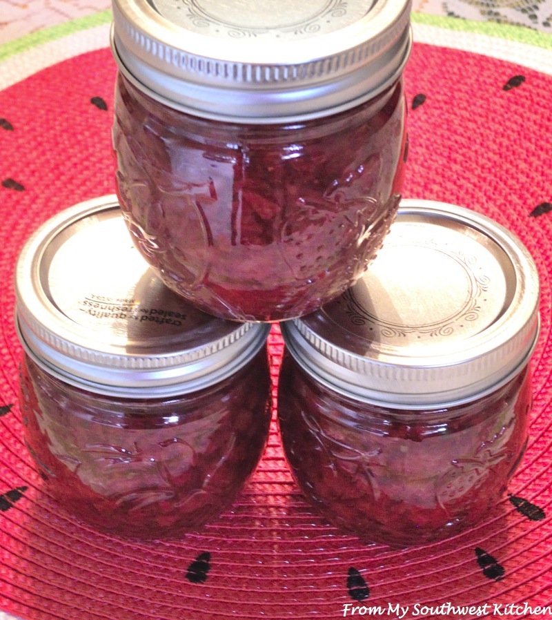 From My Southwest Kitchen Strawberry Balsamic Rosemary Jam