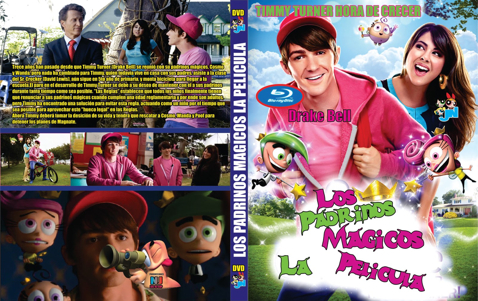 Dvd Cover Original los padrinos magicos la pelicula Dvd Cover Original los padrinos magicos la pelicula