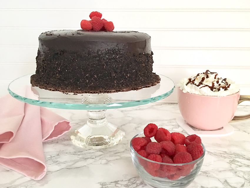 Dreamy Black Midnight Fudge Cake BellaGrey Designs