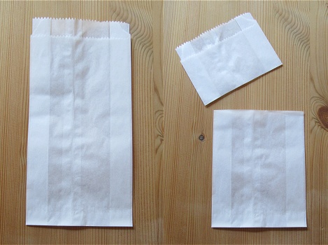 Gestreifte Papiertüte Anleitung