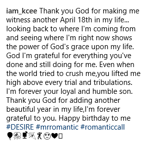 KCee dapper in new photos as he celebrates his birthday