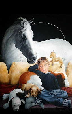 pintura-surrealista-con-caballos