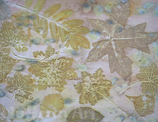 Ecoprint nach ©muellerinart Ecoprint nach ©muellerinart