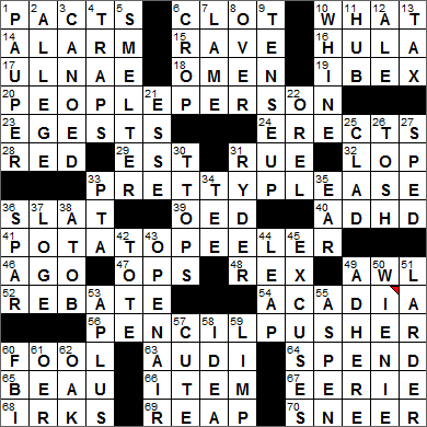 L.A.Times Crossword Corner: Friday, November 25, 2022, Emma Oxford