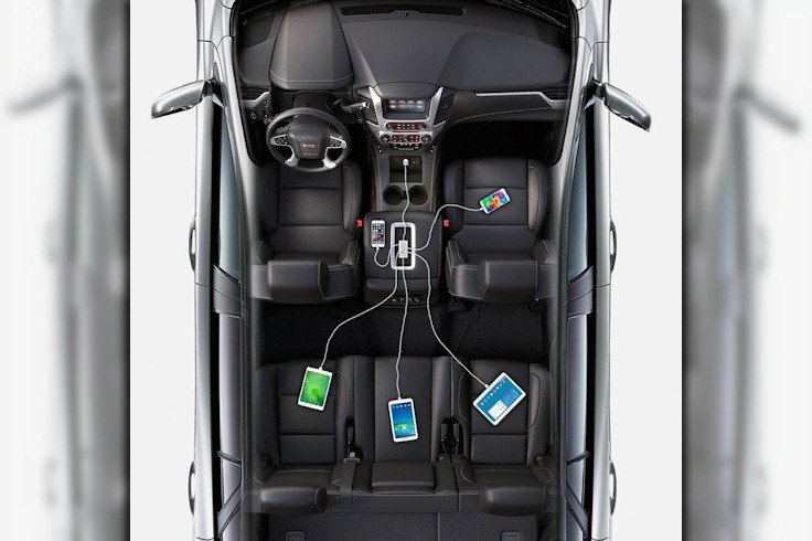 5 port usb car charger 