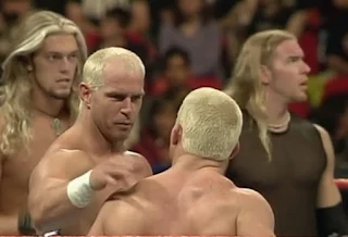 WWE / WWF Rebellion 1999 - The Hollys faced Edge & Christian and The Acolytes