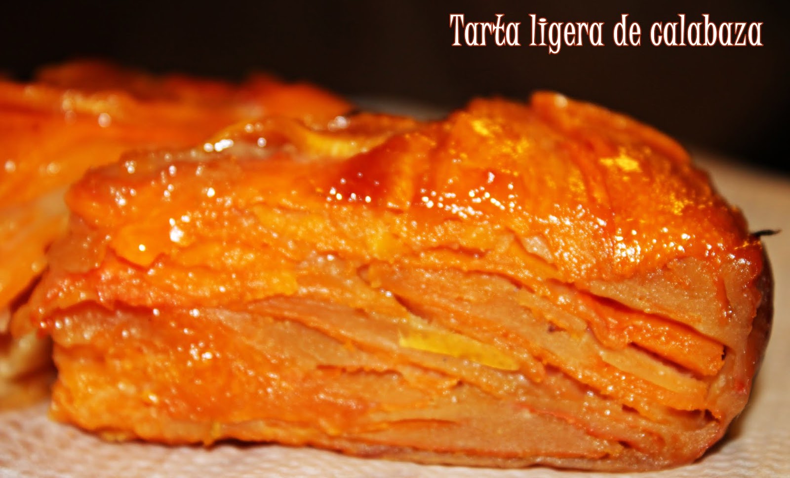 TARTA LIGERA DE CALABAZA TARTA LIGERA DE CALABAZA