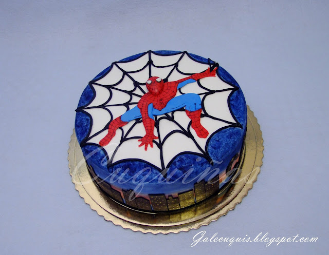 Galecuquis: El blog de Cuquiñas: Tarta y galletas Spiderman