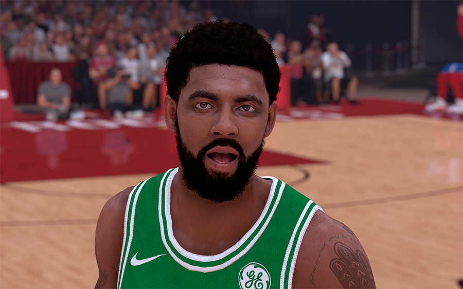 NBA 2K19 Kyrie Irving Cyberface by barber NBA 2K MODS