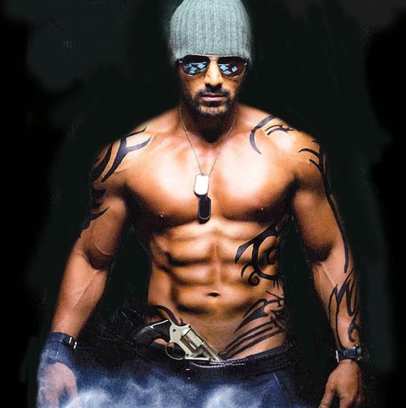 Celebrities and bodybuilding photos: John Abraham Workout Routine