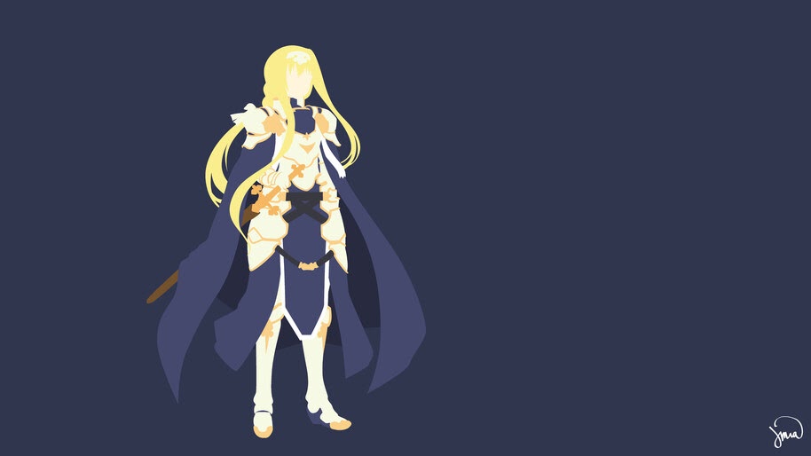 Alice, Sword Art Online Alicization, Minimalist, 4K, #4.1854