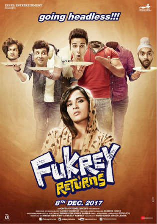 Fukrey Returns 2017 DTHRip 400Mb Full Hindi Movie Download 480p
