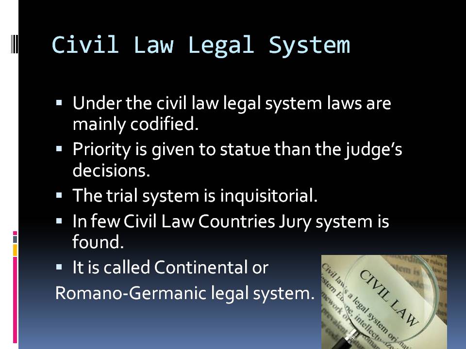 legal writing Classification of Legal System