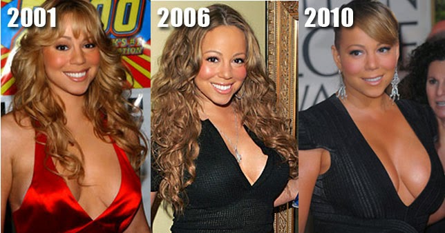 Mariah careys plastic surgery boob job — pic 10