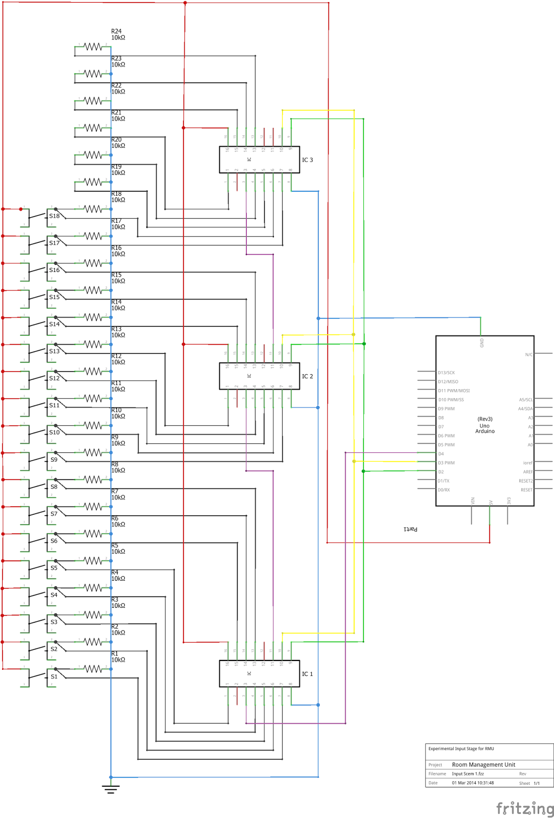 Dieter's Arduino Projects: Room Management System - Input Stage part 1