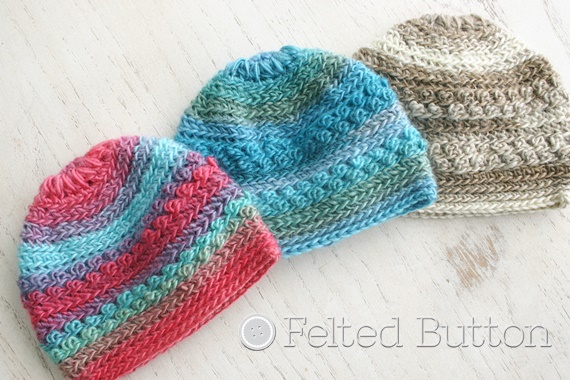 Only Just Born Hat (free crochet pattern) by Susan Carlson of Felted Button