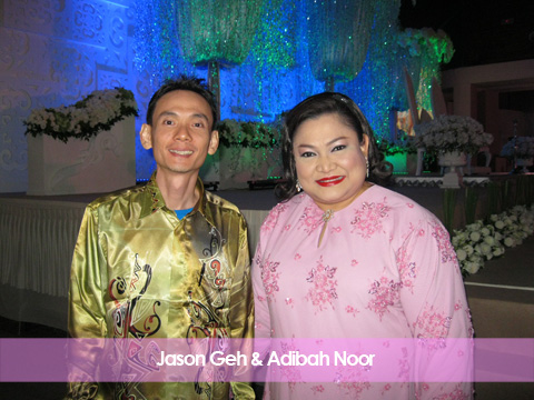 Jason Geh and Adibah Noor
